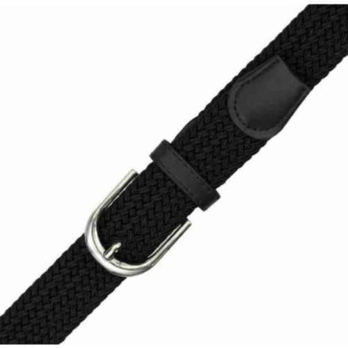 Braided Elastic Belt - Black