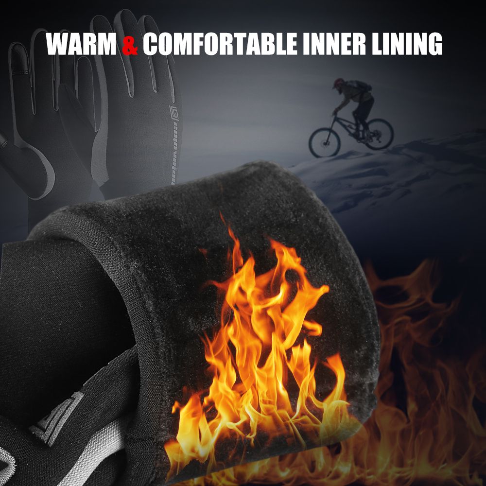 Winter Warm Gloves Men Women Touchscreen Gloves Rainproof