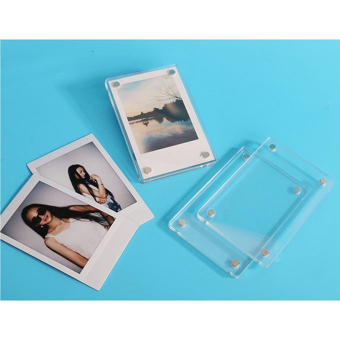 5Pack Acrylic Fridge Magnet 90x77mm Frame For   Mini 8/8+/7s/90/25