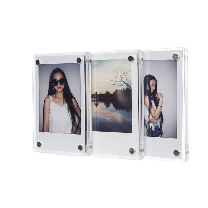 5Pack Acrylic Fridge Magnet 90x77mm Frame For   Mini 8/8+/7s/90/25