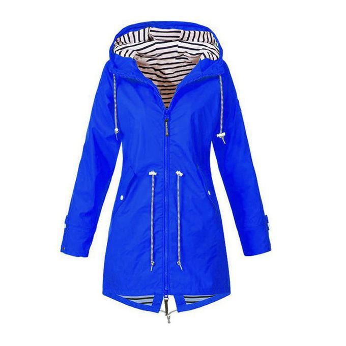 Woman Three-in-one Two-piece Waterproof Coat Outdoor Hiking Blue L