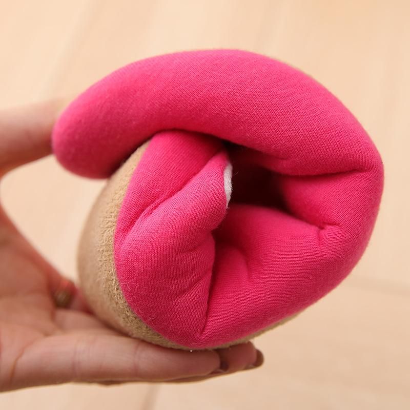 Mntrerm Men Casual Shoes Home Indoor Slippers Striped Soft Plush Male House Bedroom Slippers Warm Winter Cotton Slippers Shoes