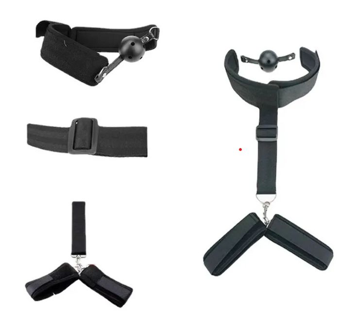 Bondage Neck Collar Handcuffs Slave BDSM