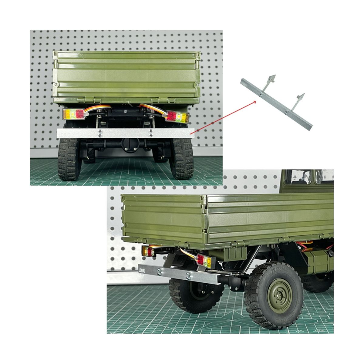 LD-P06 Rear per for LDRC LD-P06 LD P06 Unimog 1/12 RC