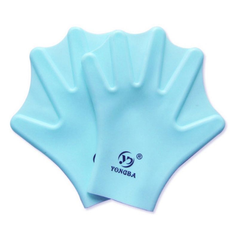 1 Pair Swimming Webbed Gloves Full Finger Adult Children