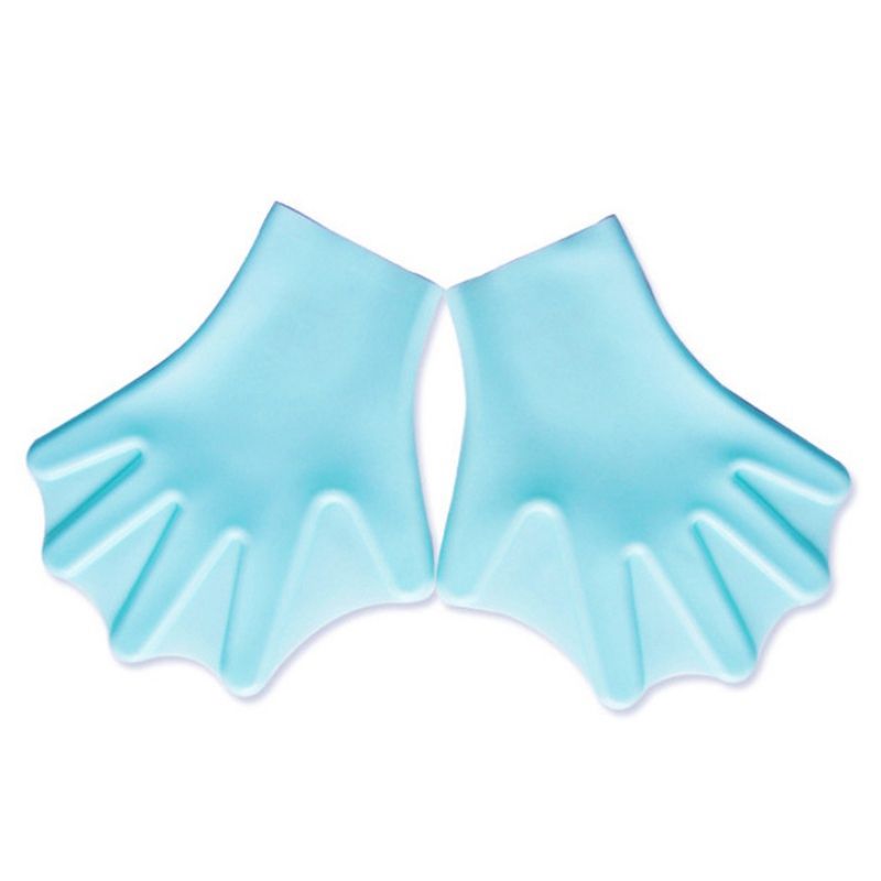 1 Pair Swimming Webbed Gloves Full Finger Adult Children