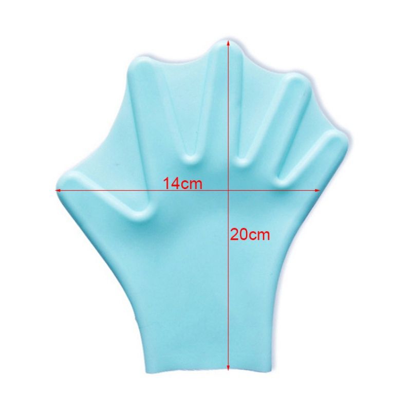 1 Pair Swimming Webbed Gloves Full Finger Adult Children
