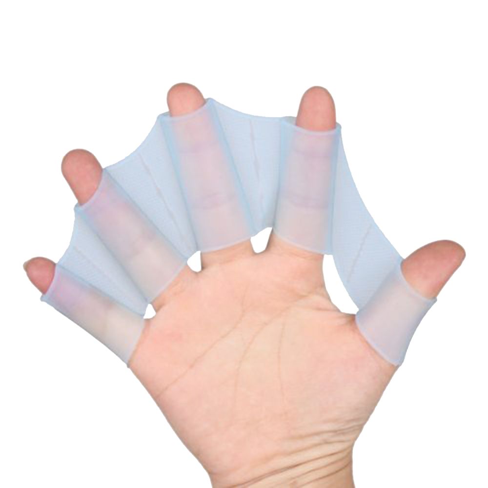Unisex Frog Type Silicone Girdles Swimming Hand Fins Palm