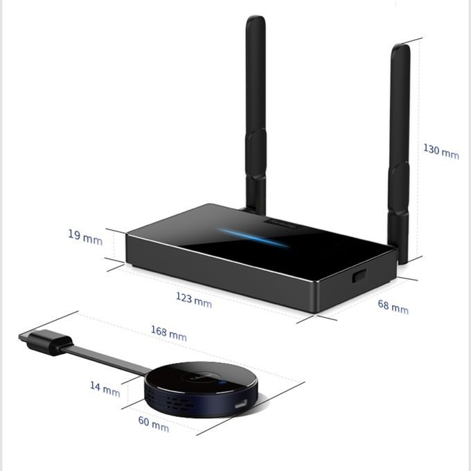 Wireless HDMI Transmitter Kits 4K Display Dongle Adapter Phone To Big