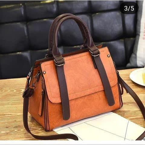 Ladies' Stylish Handbag – Brown