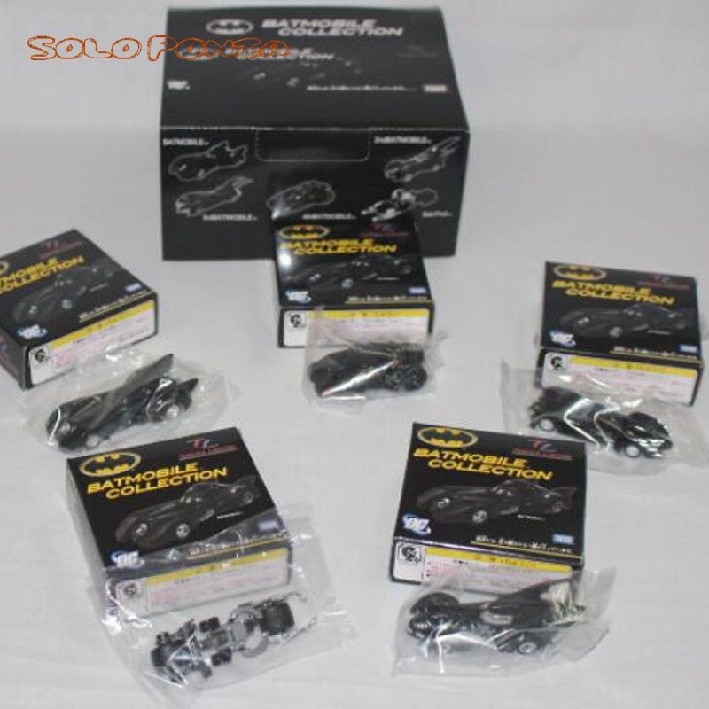 Batman Car Batmobile 6 Pieces 6-8 Cm Alloy Bat Man Car