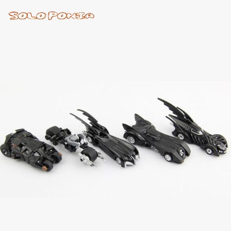 Batman Car Batmobile 6 Pieces 6-8 Cm Alloy Bat Man Car