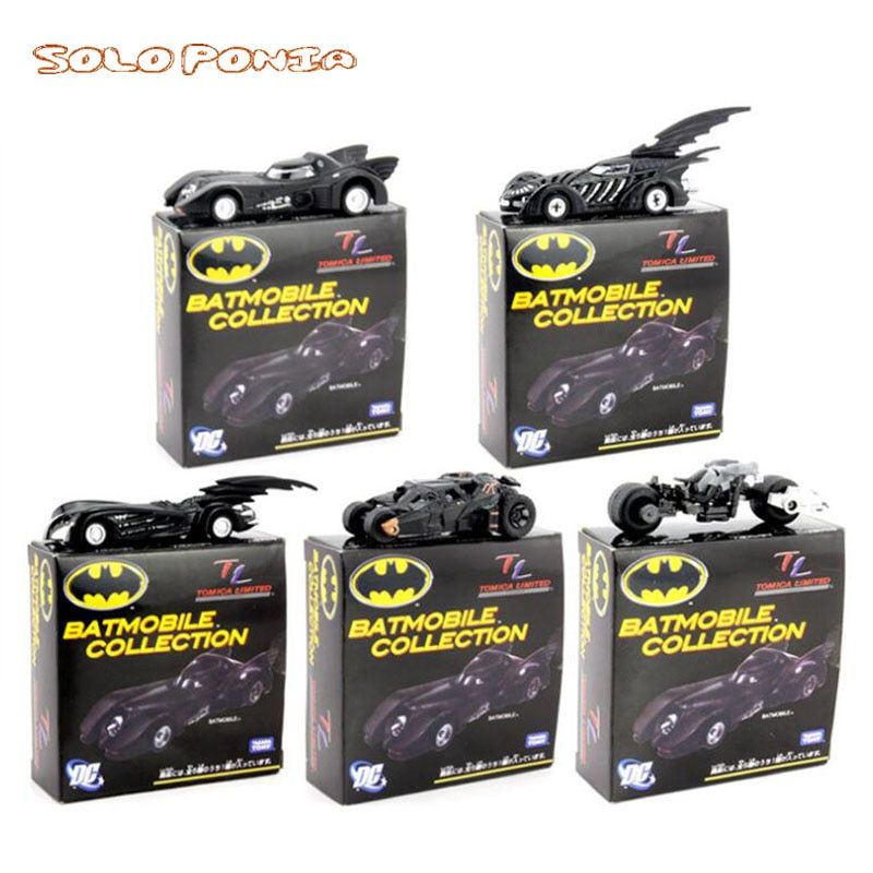 Batman Car Batmobile 6 Pieces 6-8 Cm Alloy Bat Man Car