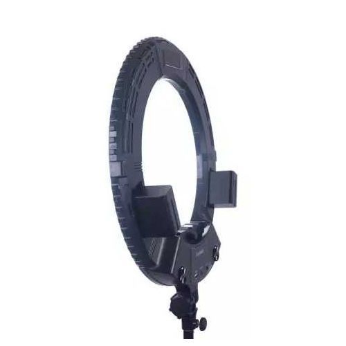 Ring Light  LED 18 Inches Universal Dimmable Ring Light With Rechargeable Backup Battery, Charger, Tripod Stand, Mirror, Adapter & 3 Phone Holders
