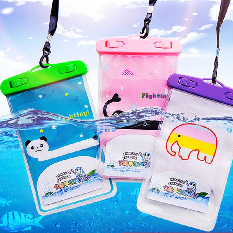 Swimming Waterproof Mobile Phone Punch Bag Dry Case Phone