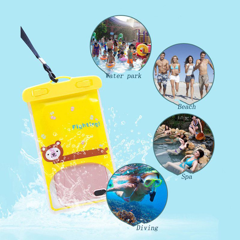 Swimming Waterproof Mobile Phone Punch Bag Dry Case Phone