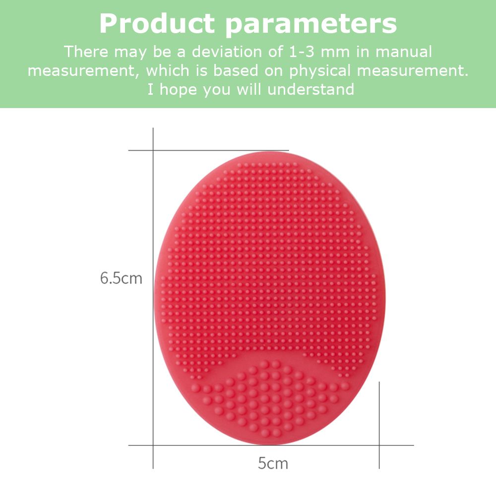 4PCS Facial Brush Silicone Cleansing Pad Pore Cleansing Pad