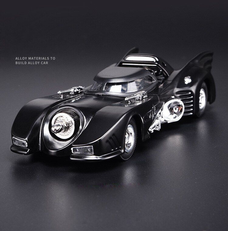 Dc Super Heroes Batman Diecast Car 1989 Batmobile Metal