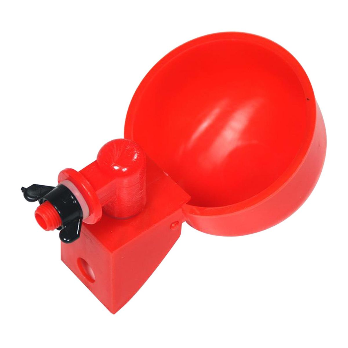 Poultry Chicken Automatic Watering Cups Farm Dispenser Waterer Red 1pc