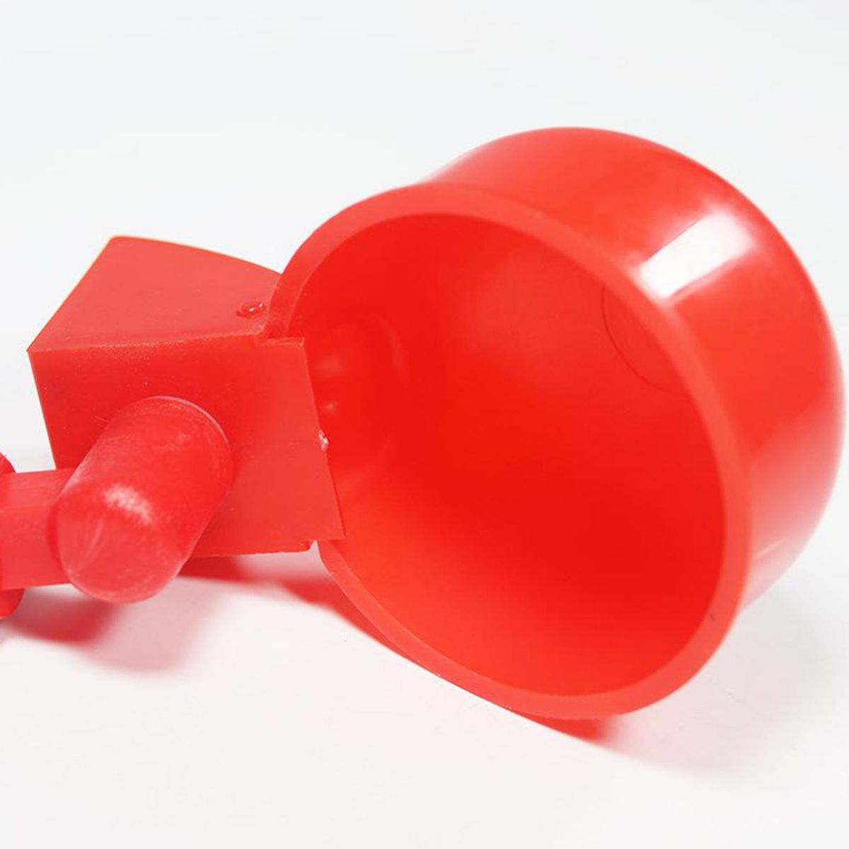 Poultry Chicken Automatic Watering Cups Farm Dispenser Waterer Red 1pc