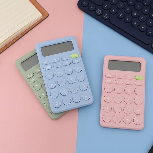 8 Digit Desk Mini Calculator Big On Financial Business Accounting Tool Suitable For School Students Small Business Supplies  Green
