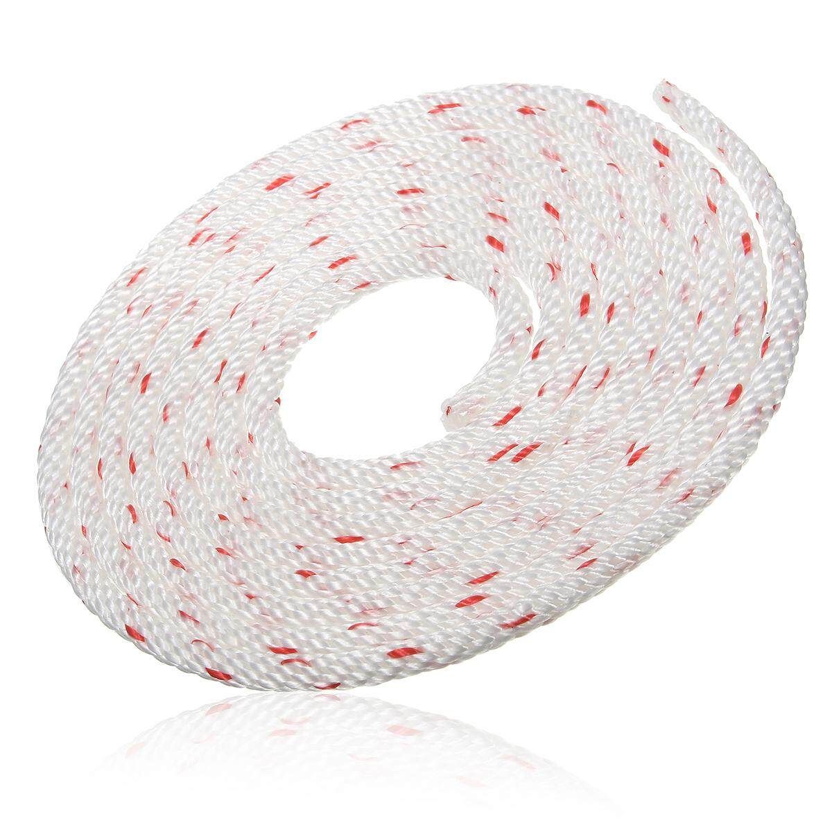 2 Meters Starter Recoil Rope Petrol Engine Pull Handle Cord Nylon 3mm-6mm Dia(5mm) Multicolor