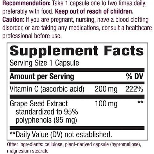 Premium Blend Grape Seed With Vitamin C