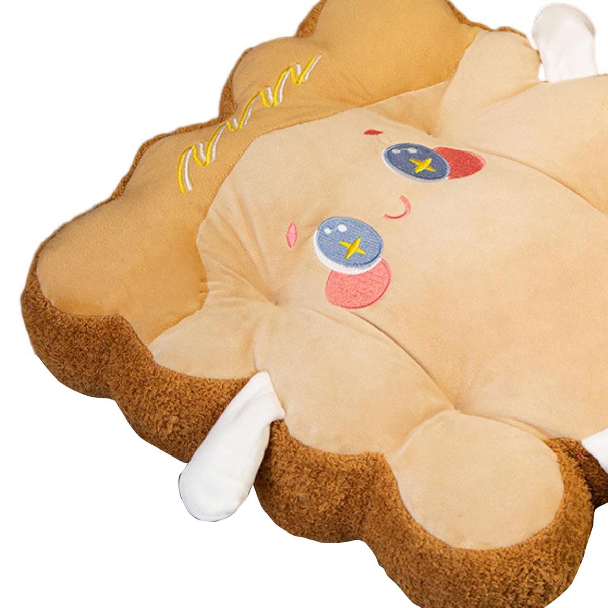 Toast Plush Toy Toast Doll Stuffed Pillow Plush Sofa Cushion Brown
