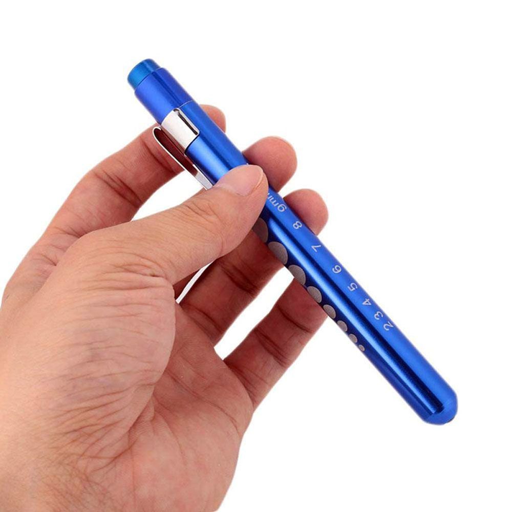 LED Flashlight Medical Torch Light Nurse Pen Light-Blue