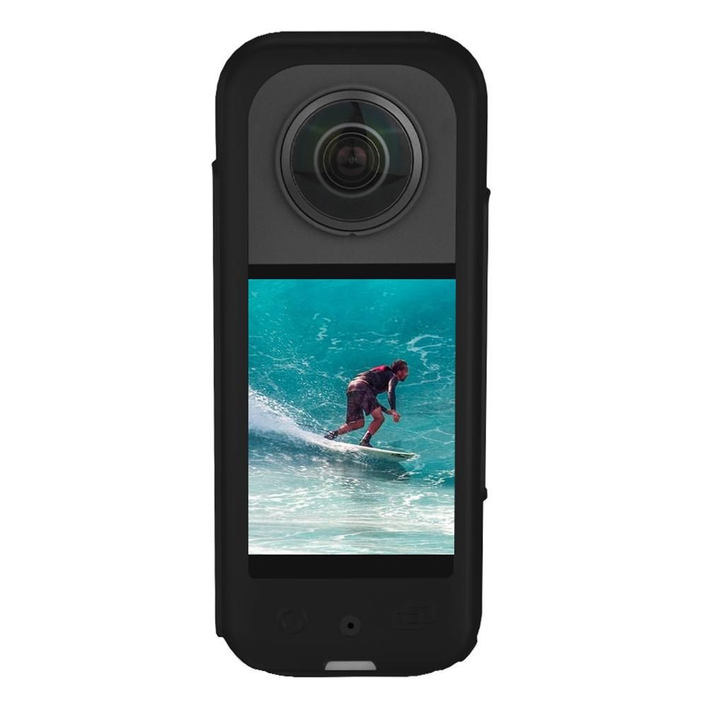 Body Silicone Protector for Insta 360 One X3 Camera Anti-Scratch Silicone Case Black