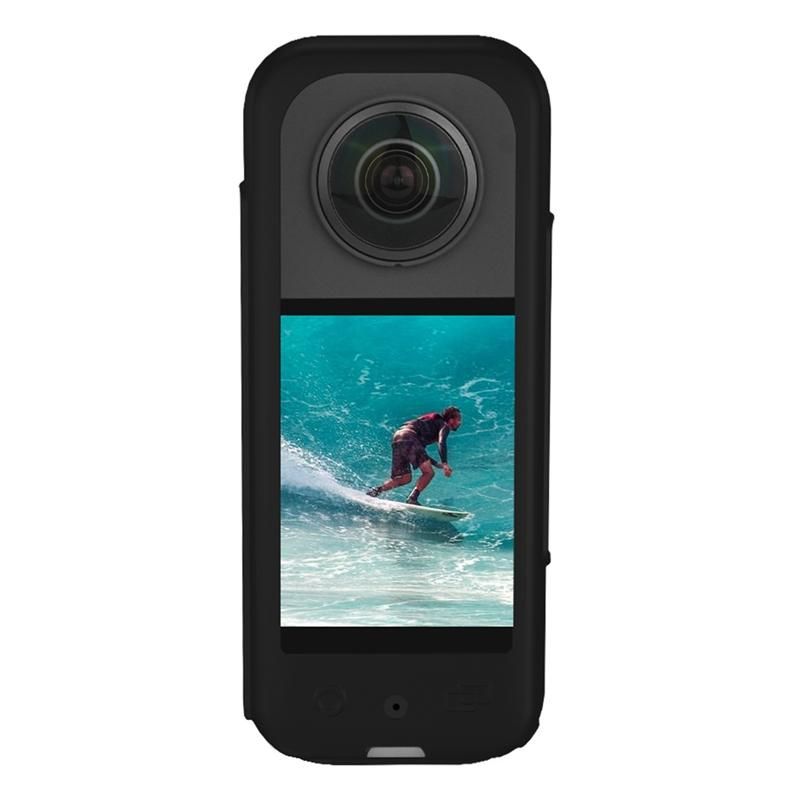 Body Silicone Protector for Insta 360 One X3 Camera Anti-Scratch Silicone Case Black