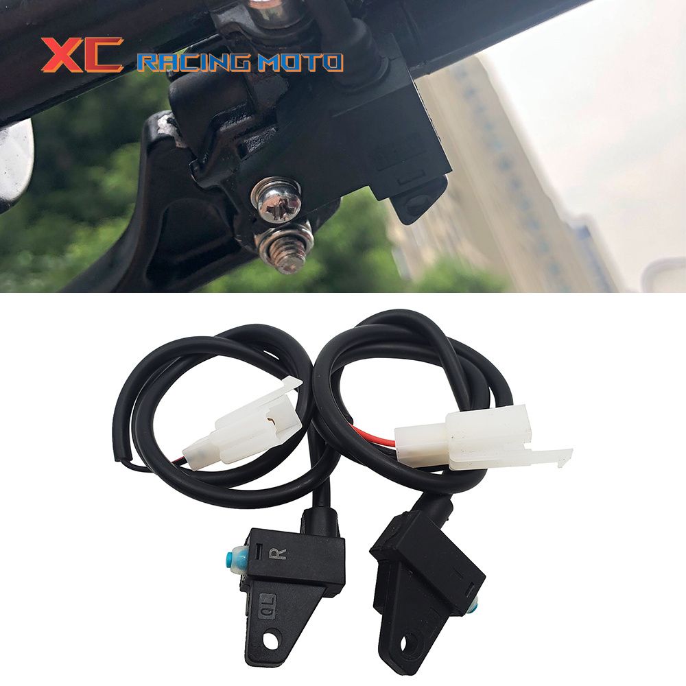Motorcycle ATV Scooter Right And Left Front Rear Brake Stop