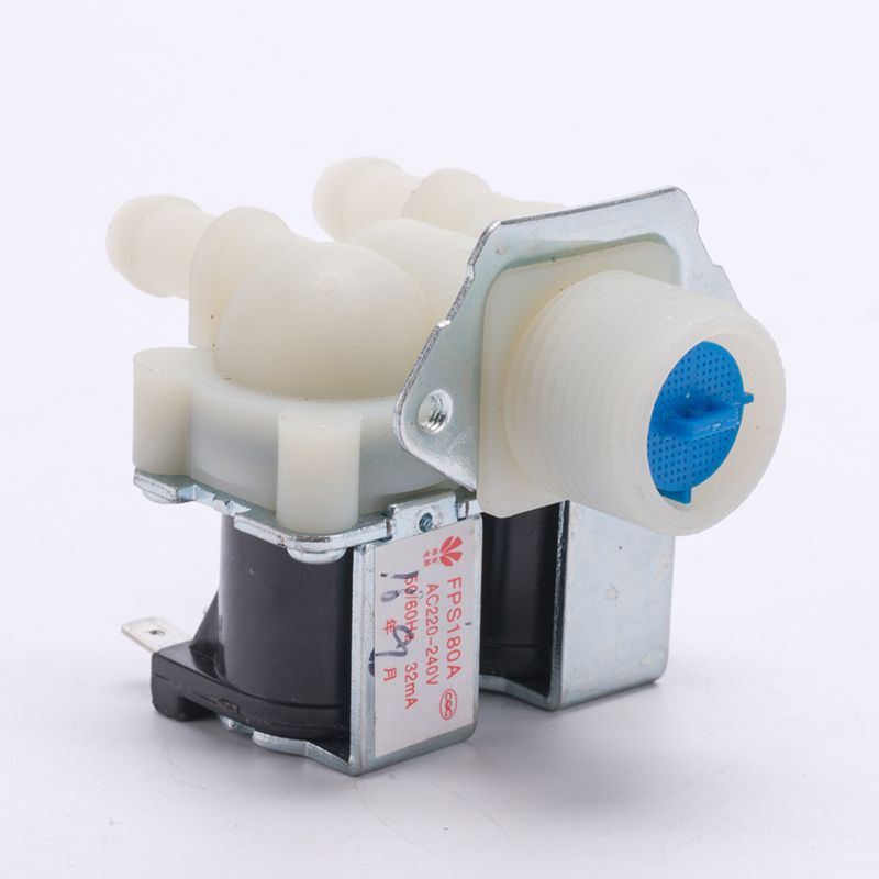 FPS180A AC220V General Washing Machine Double Inlet Water Valve Home Electrical Appliance Workmanship Washer Replacement Parts