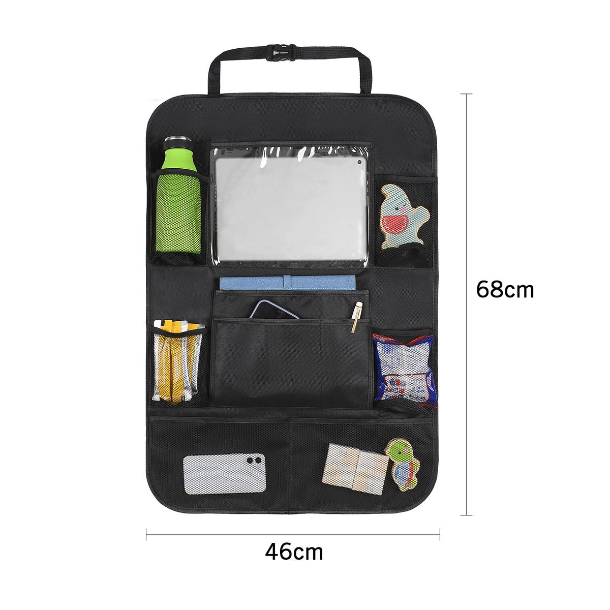 2 Pack Of Car Backseat Organizer Car Kick Mats For Kids Back