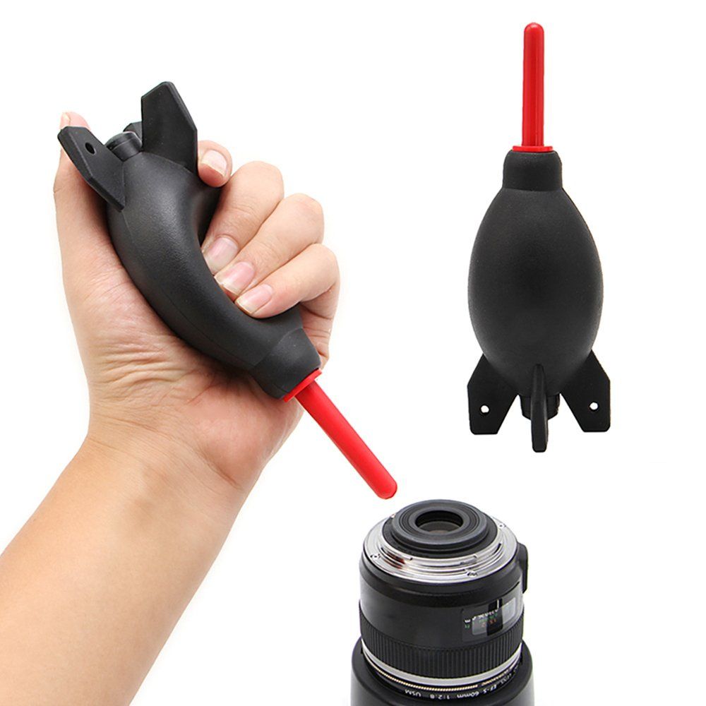 Rocket Blower Dust Collector Slr Digital Camera Lens Clean Vacuum Cleaner Black