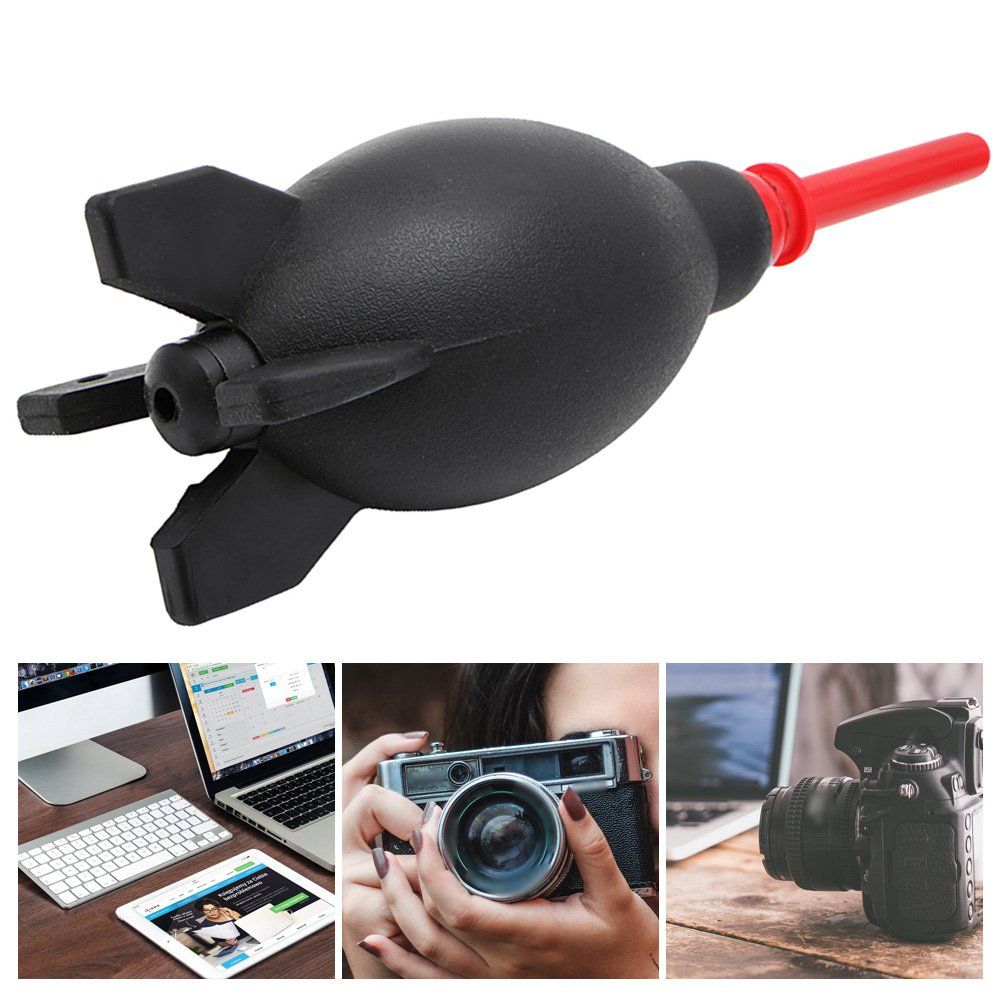 Rocket Blower Dust Collector Slr Digital Camera Lens Clean Vacuum Cleaner Black