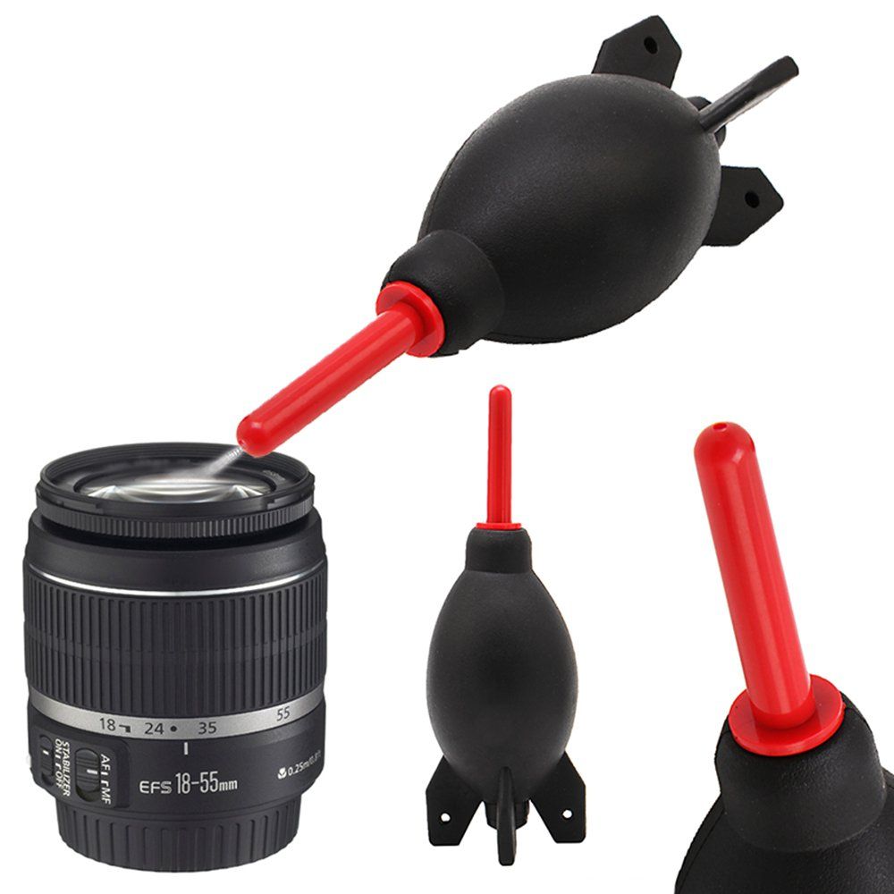 Rocket Blower Dust Collector Slr Digital Camera Lens Clean Vacuum Cleaner Black