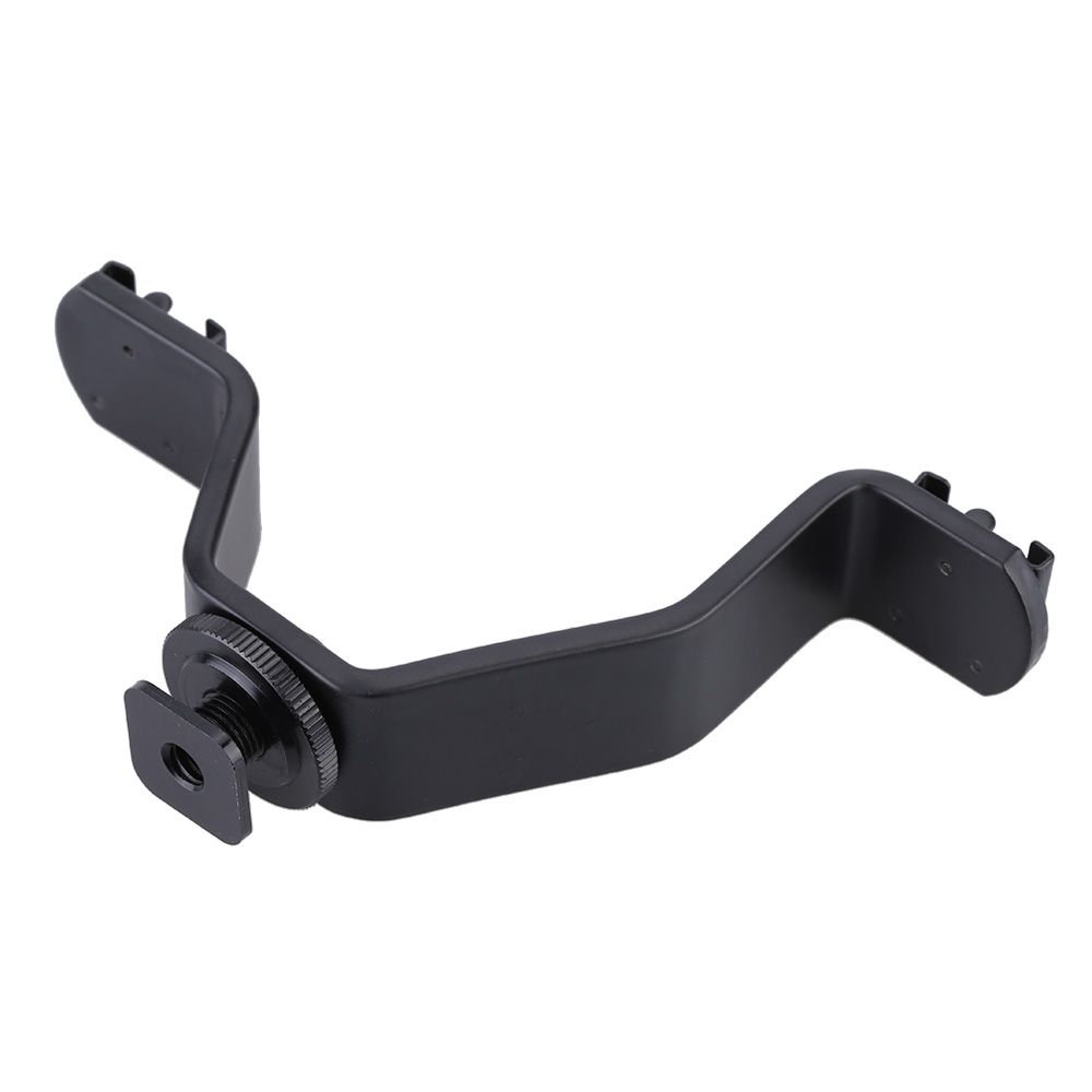 Dual Hot Shoe V Mount Bracket For Video Lights Microphones