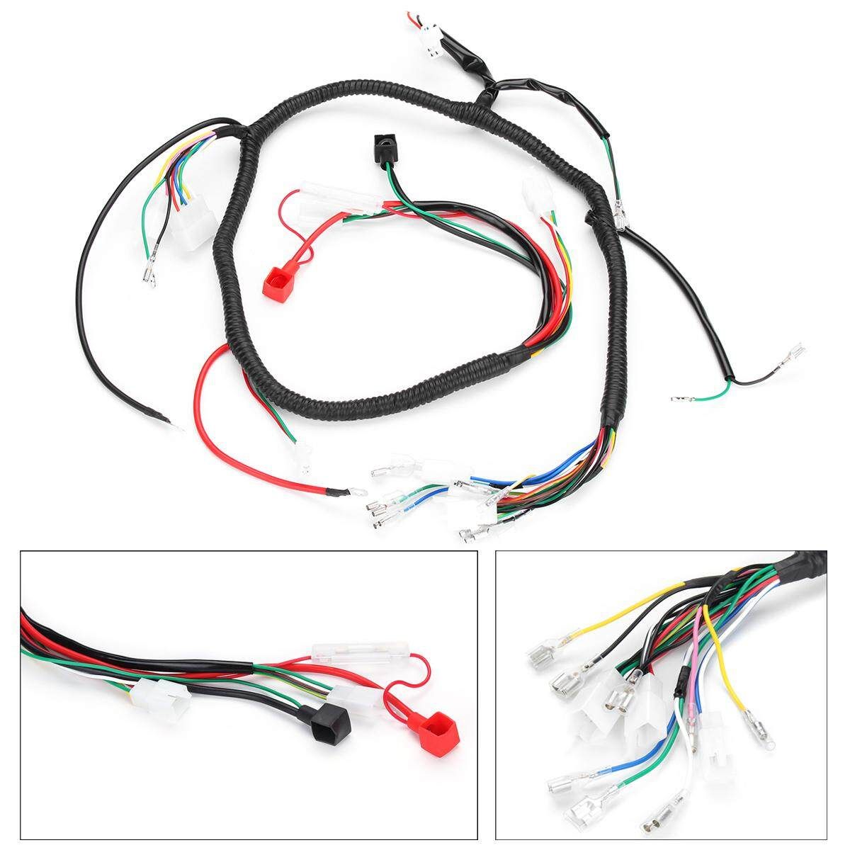 150cc 250cc PIT Quad Dirt Bike ATV Buggy WIRING LOOM HARNESS FOR ELECTRIC START Harness