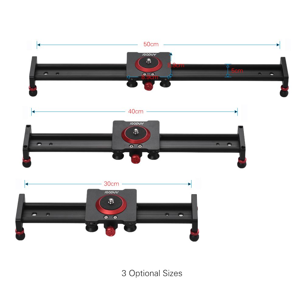 30cm/12inch Aluminum Alloy Camera Track Slider Video