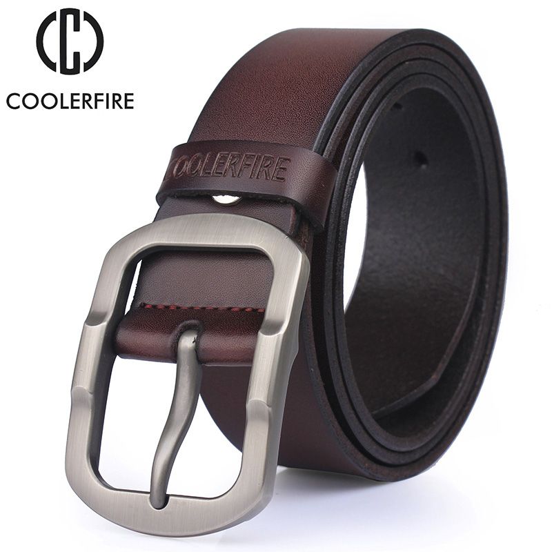 Men's Genuine Leather Belt Designer Belts Men High Quality Luxury Strap Male Belts For Men Fashion Vintage Pin Buckle For Jeans