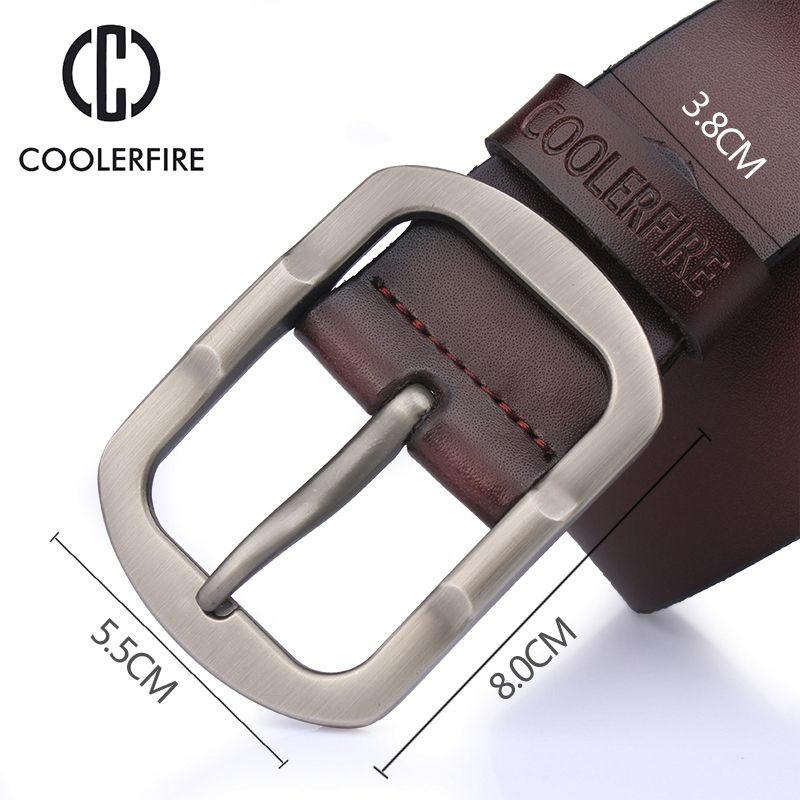 Men's Genuine Leather Belt Designer Belts Men High Quality Luxury Strap Male Belts For Men Fashion Vintage Pin Buckle For Jeans