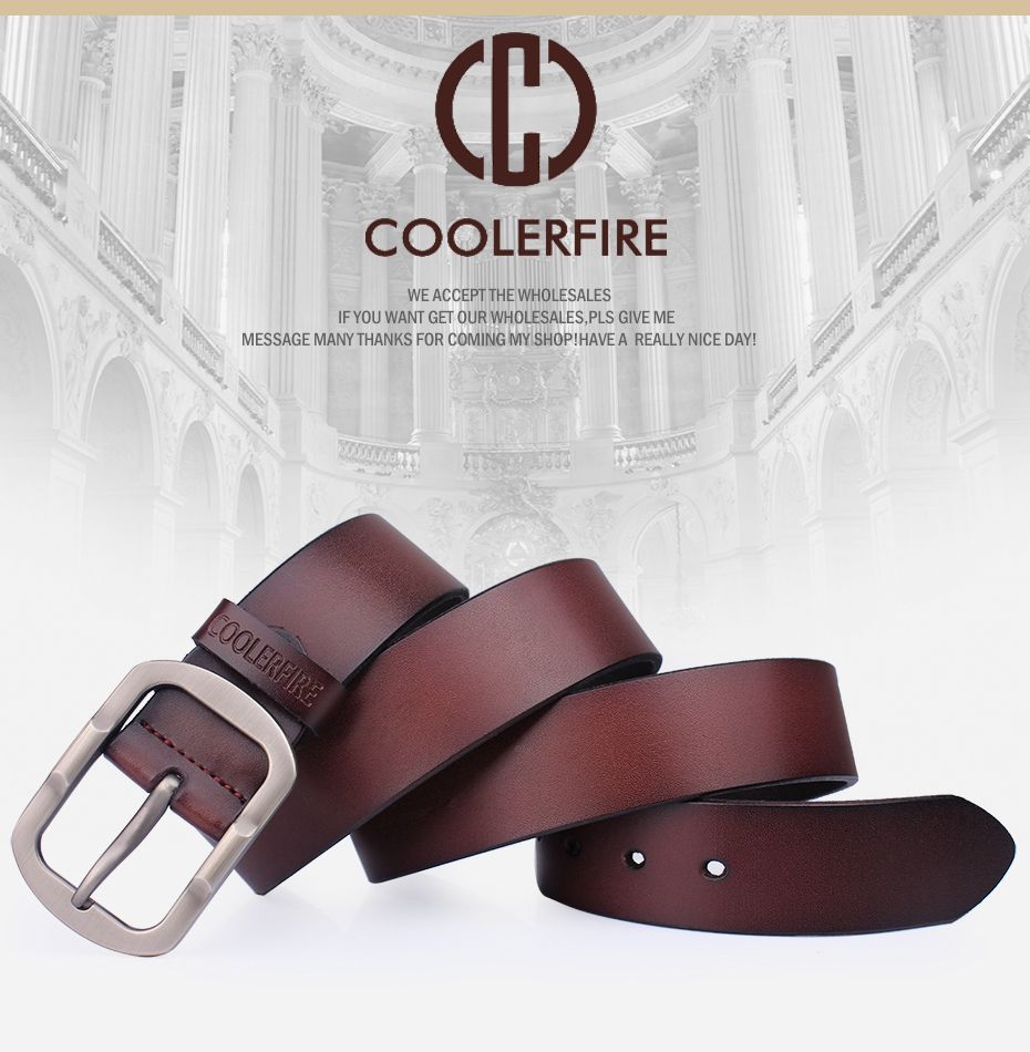 Men's Genuine Leather Belt Designer Belts Men High Quality Luxury Strap Male Belts For Men Fashion Vintage Pin Buckle For Jeans