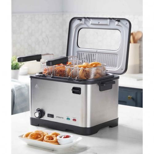 Premium Deep Fryer With 3 Stainless Steel Baskets 4 Litres