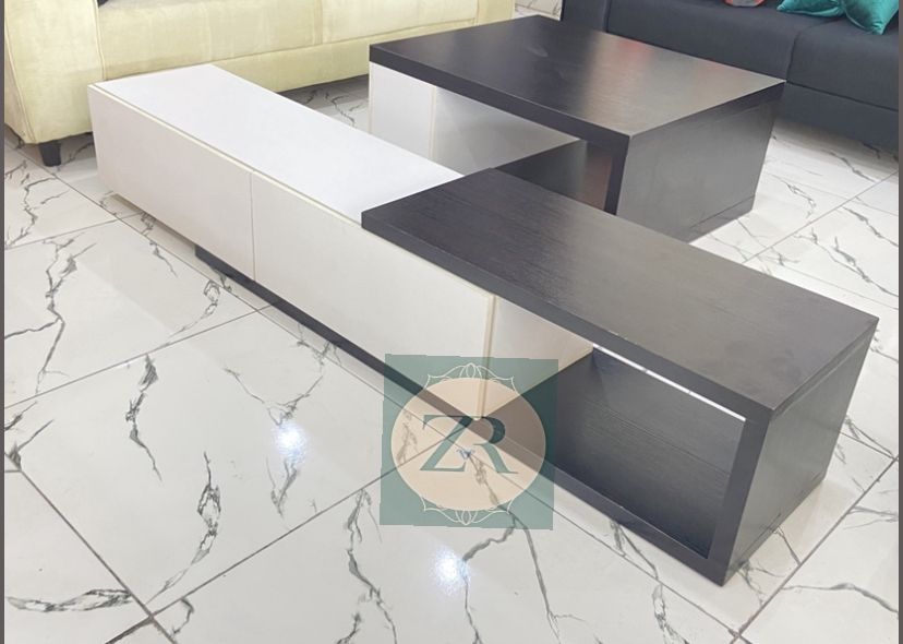 Adjustable TV Console And Coffee Table Set -Nationwide