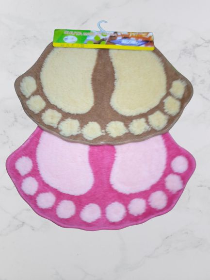 FLUFFY INDOOR FOOT MAT 2PIECES