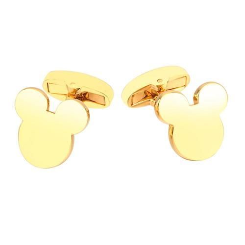 Novelty Animal Gold Cufflinks For Mens Shirt Cuff Plain Metal Cuff Links Male Gift Jewelry