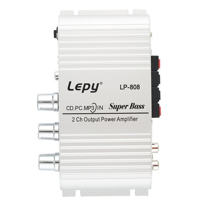 Car Auto Mini Hi-Fi Stereo Audio Amplifier 2Ch Output Power