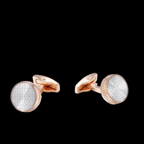 Luxury Shirt Cufflinks For Men's Brand Cuff Buttons Cuff Links High Quality Round Wedding  Jewelry Tie Clips & Cufflinks