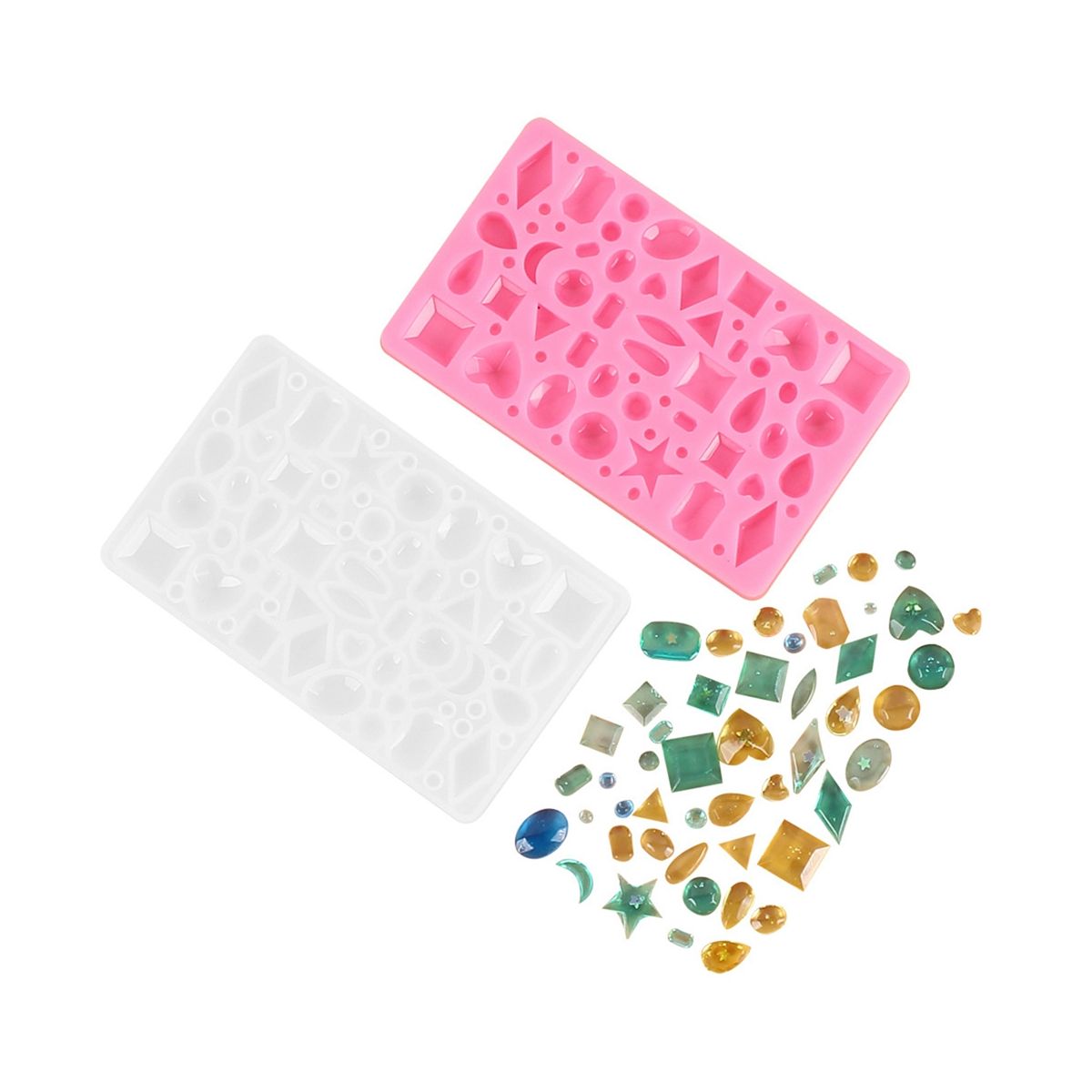 Epoxy Resin Casting Molds Kit Silicone Mold with Epoxy Glue